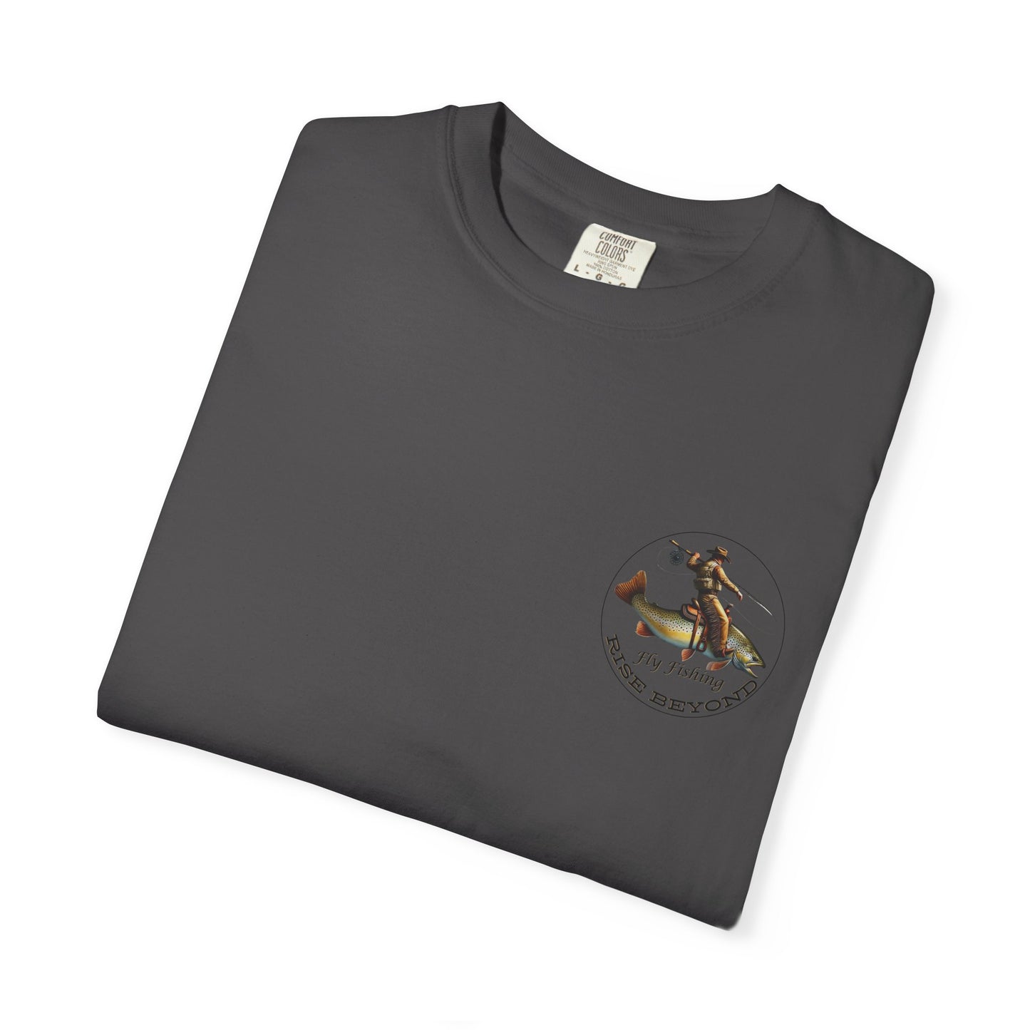 We’re Here for Your Flies – Outlaw Trio Fly Fishing Tee Cowboy Graphic T-Shirt Cowboy Humor
