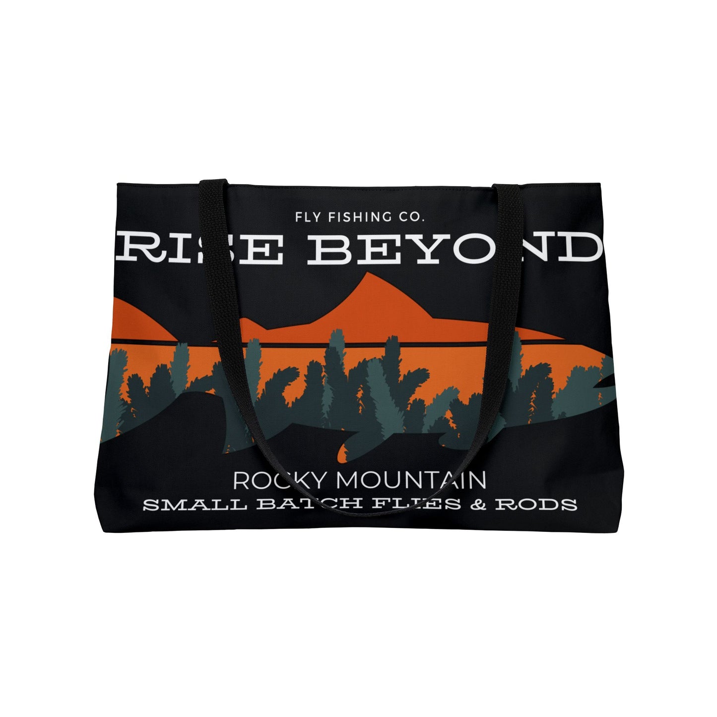 Rise Beyond Rocky Mountain Wader Bag WeekenderTote Bag,