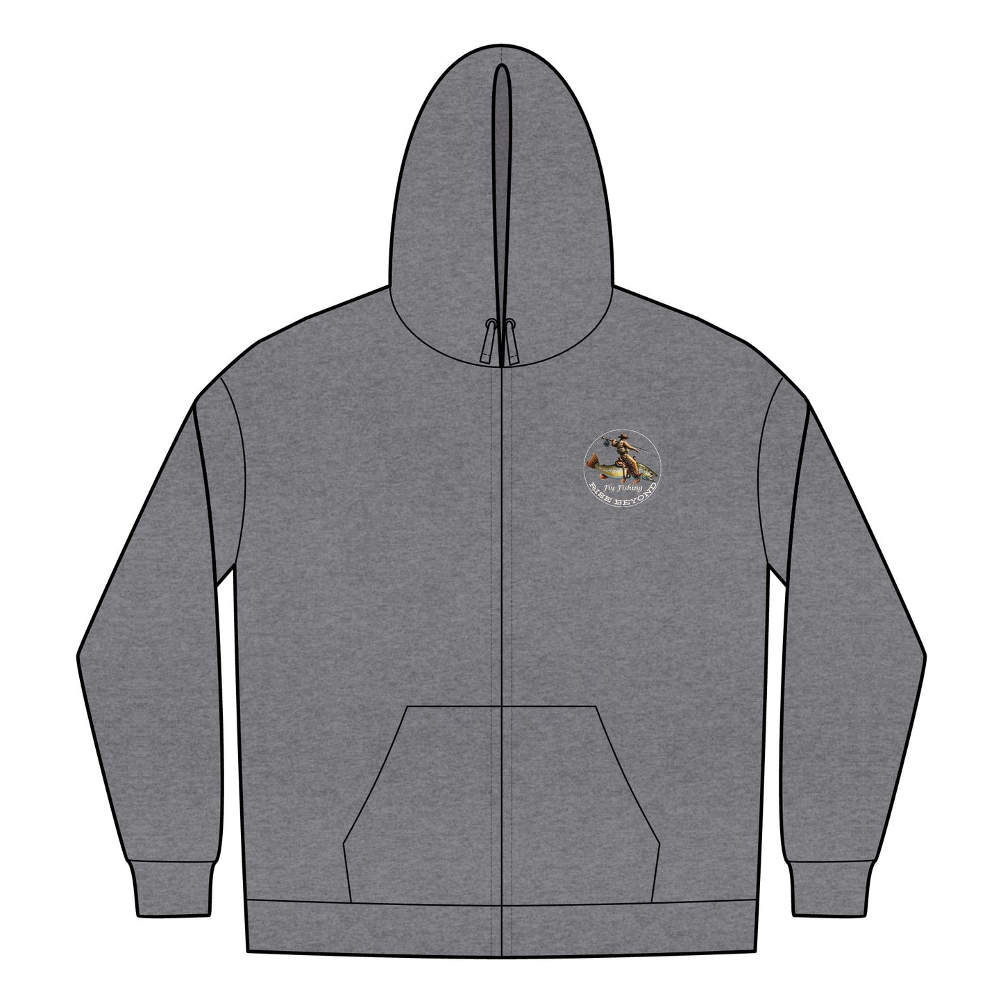Rise Beyond Cowboy Trout Full-Zip Hoodie
