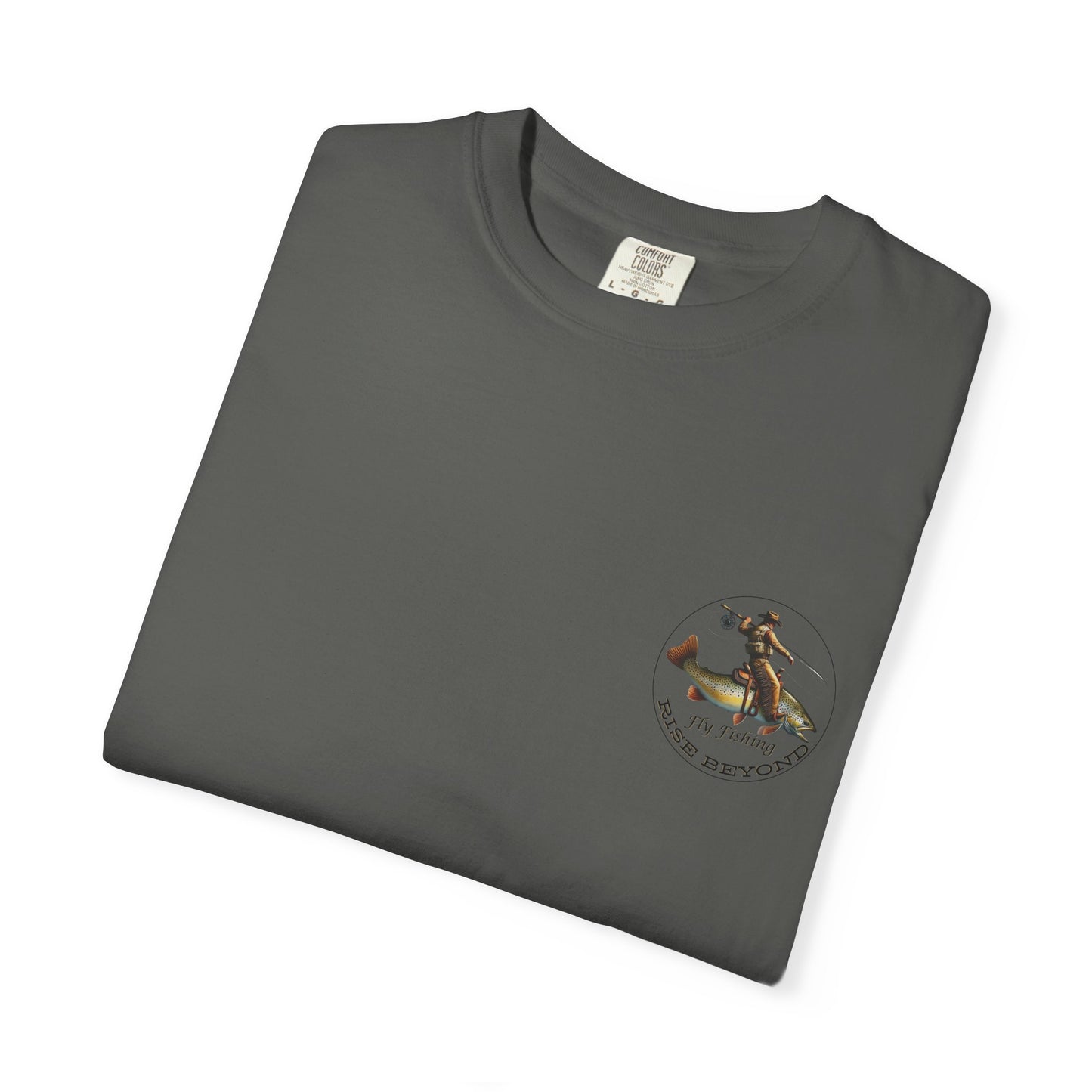 We’re Here for Your Flies – Stagecoach Raid Fly Fishing Tee Wild West Humor T-Shirt