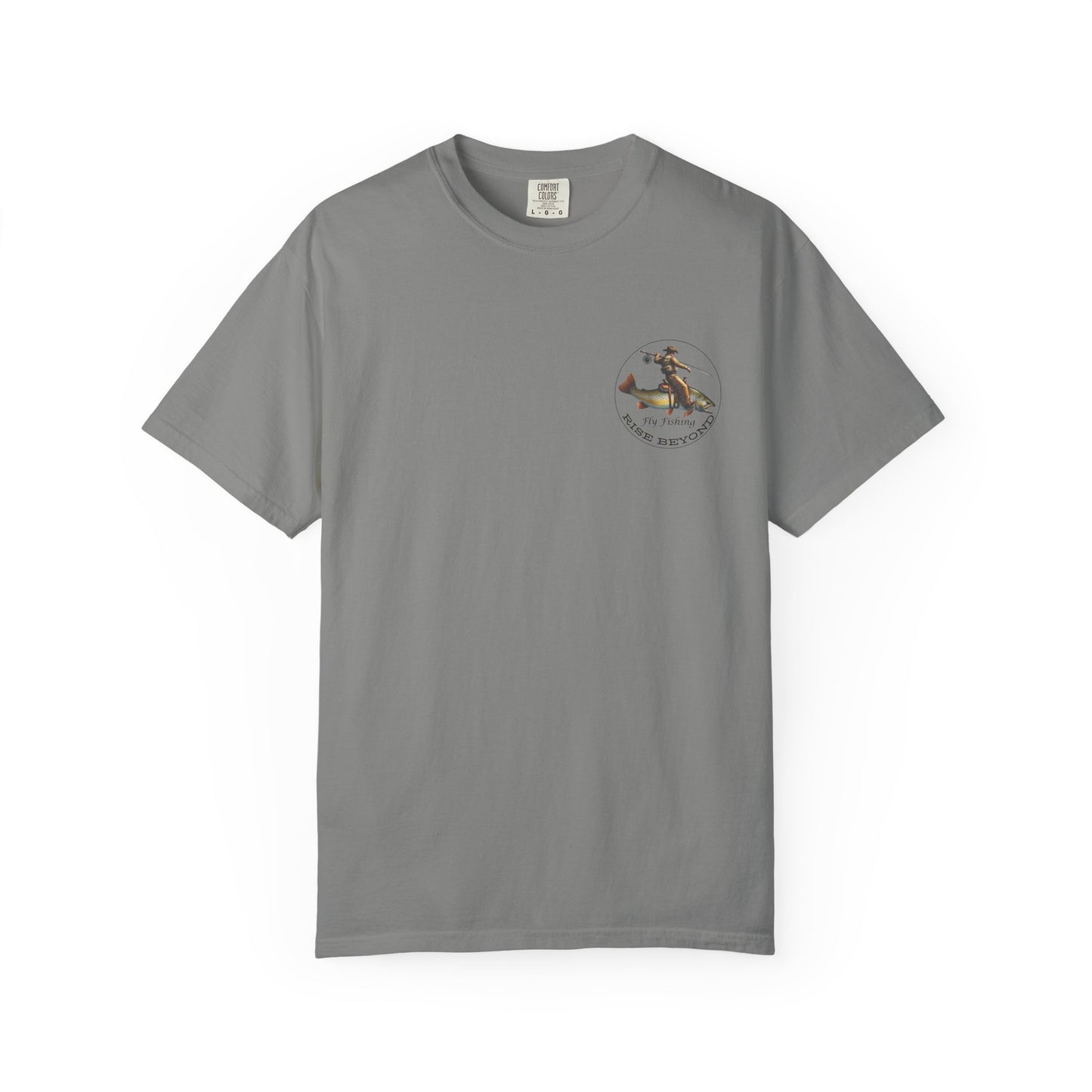 We’re Here for Your Flies – Outlaw Trio Fly Fishing Tee Cowboy Graphic T-Shirt Cowboy Humor