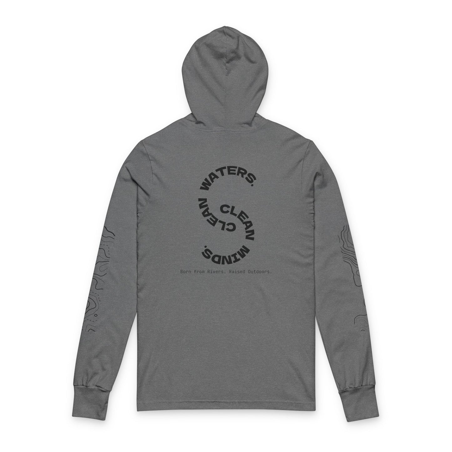 Clean Waters. Clear Minds. Modern Angler Hoodie - Adult Fishing Hoodie