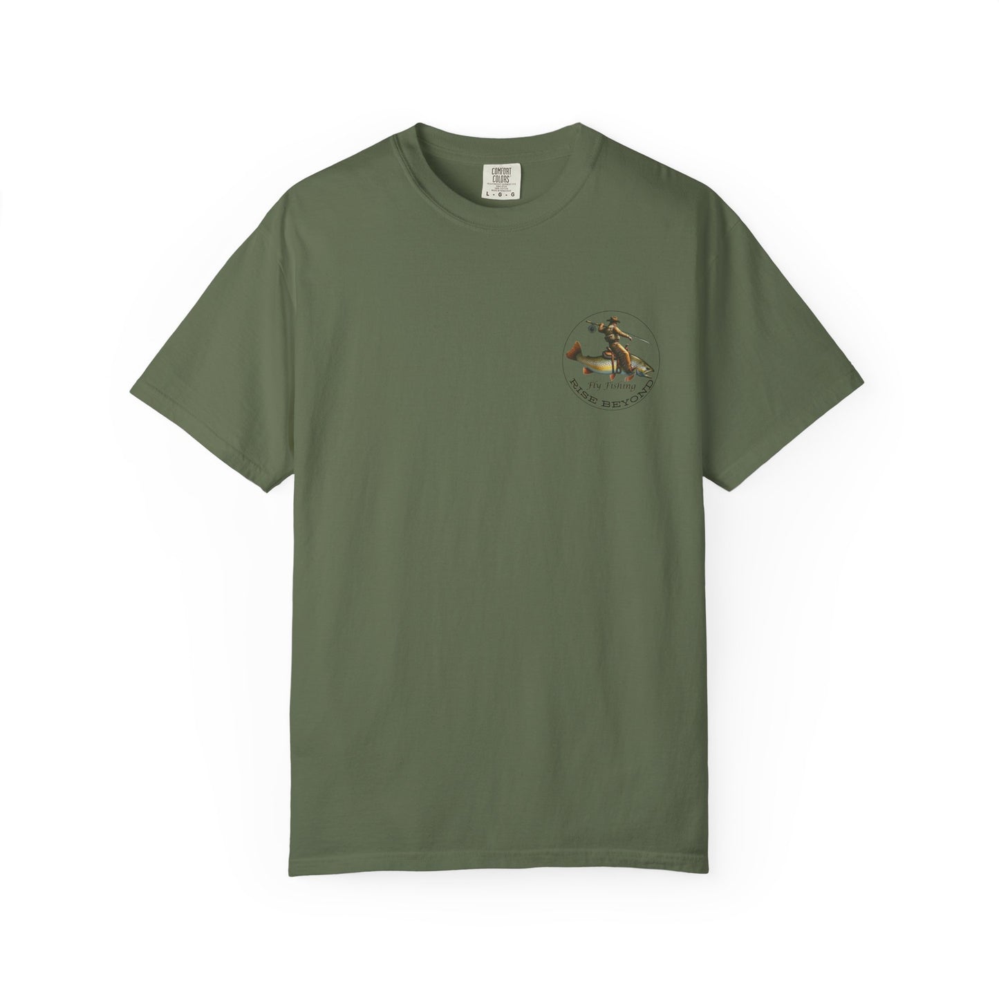 We’re Here for Your Flies – Outlaw Trio Fly Fishing Tee Cowboy Graphic T-Shirt Cowboy Humor