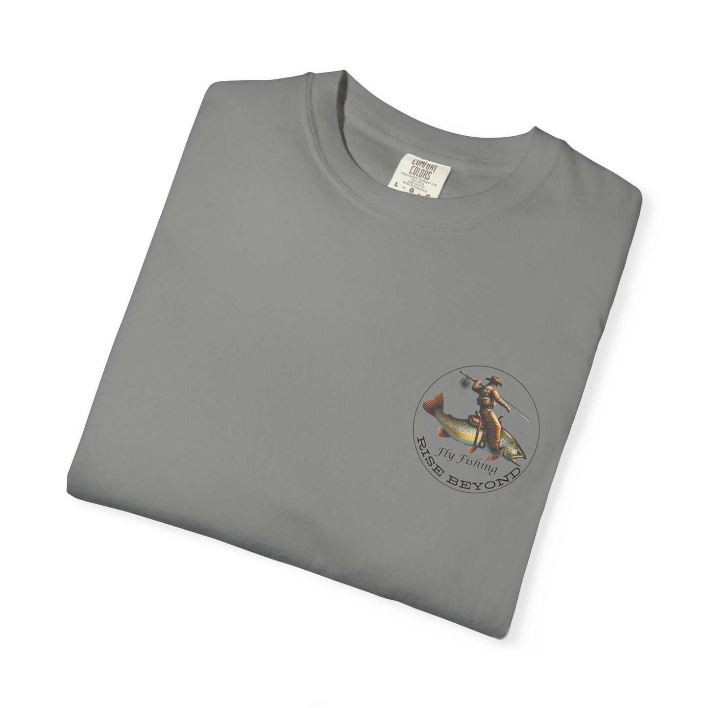 We’re Here for Your Flies – Outlaw Trio Fly Fishing Tee Cowboy Graphic T-Shirt Cowboy Humor