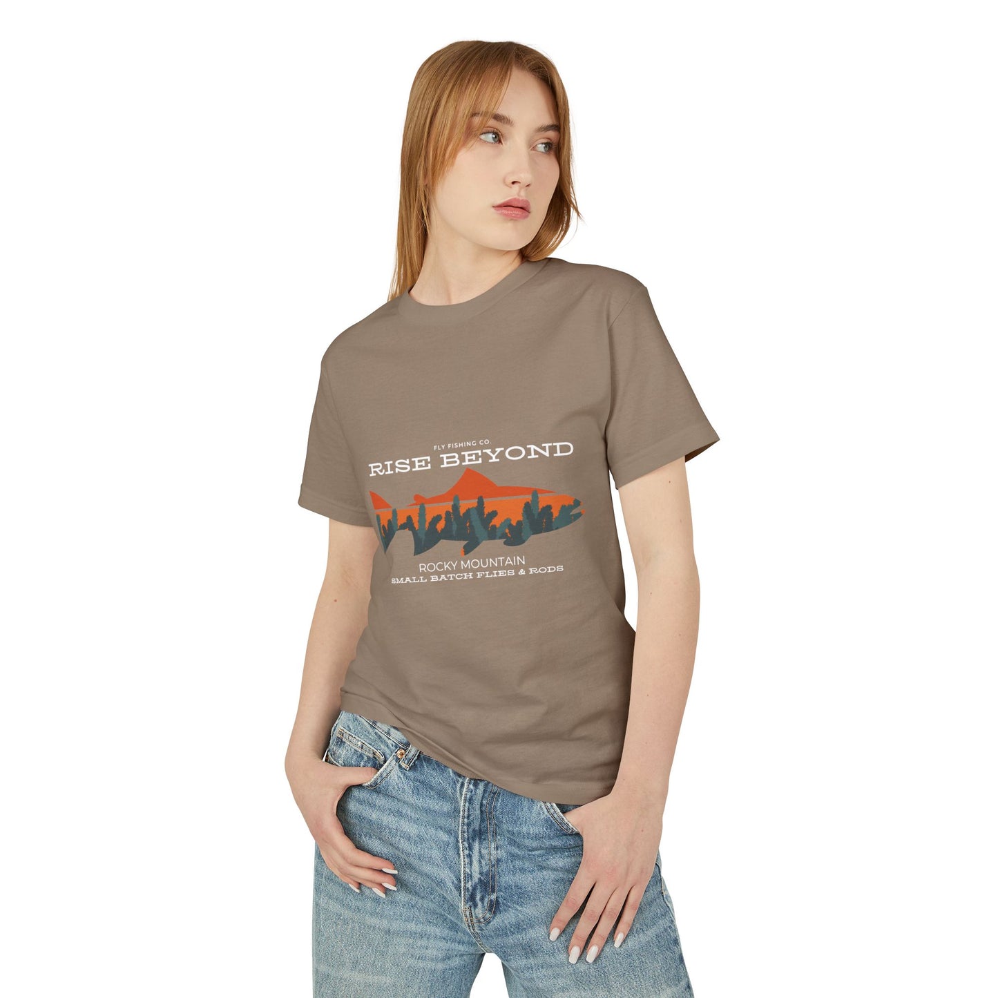 Rise Beyond Rocky Mountain Skyline Graphic Tee