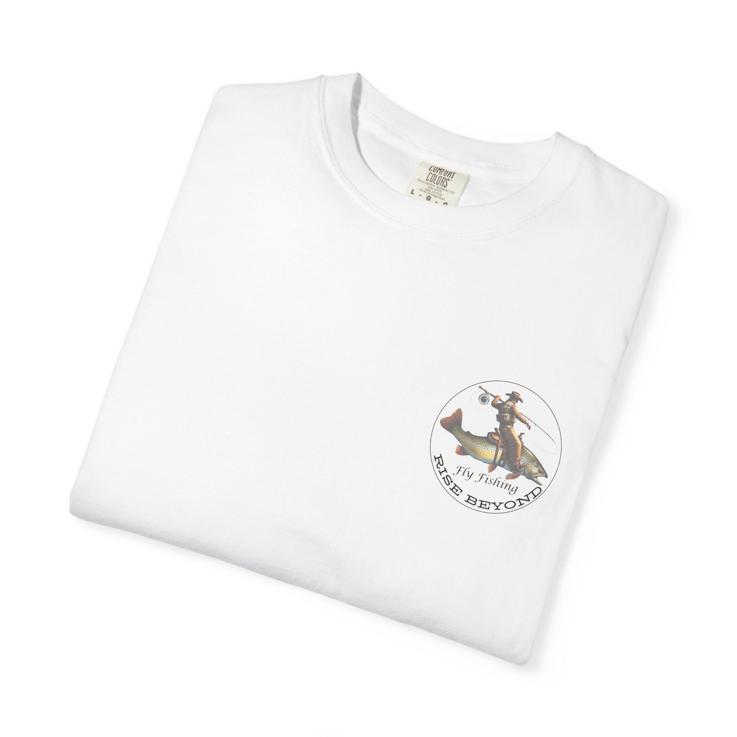 We’re Here for Your Flies – Outlaw Trio Fly Fishing Tee Cowboy Graphic T-Shirt Cowboy Humor