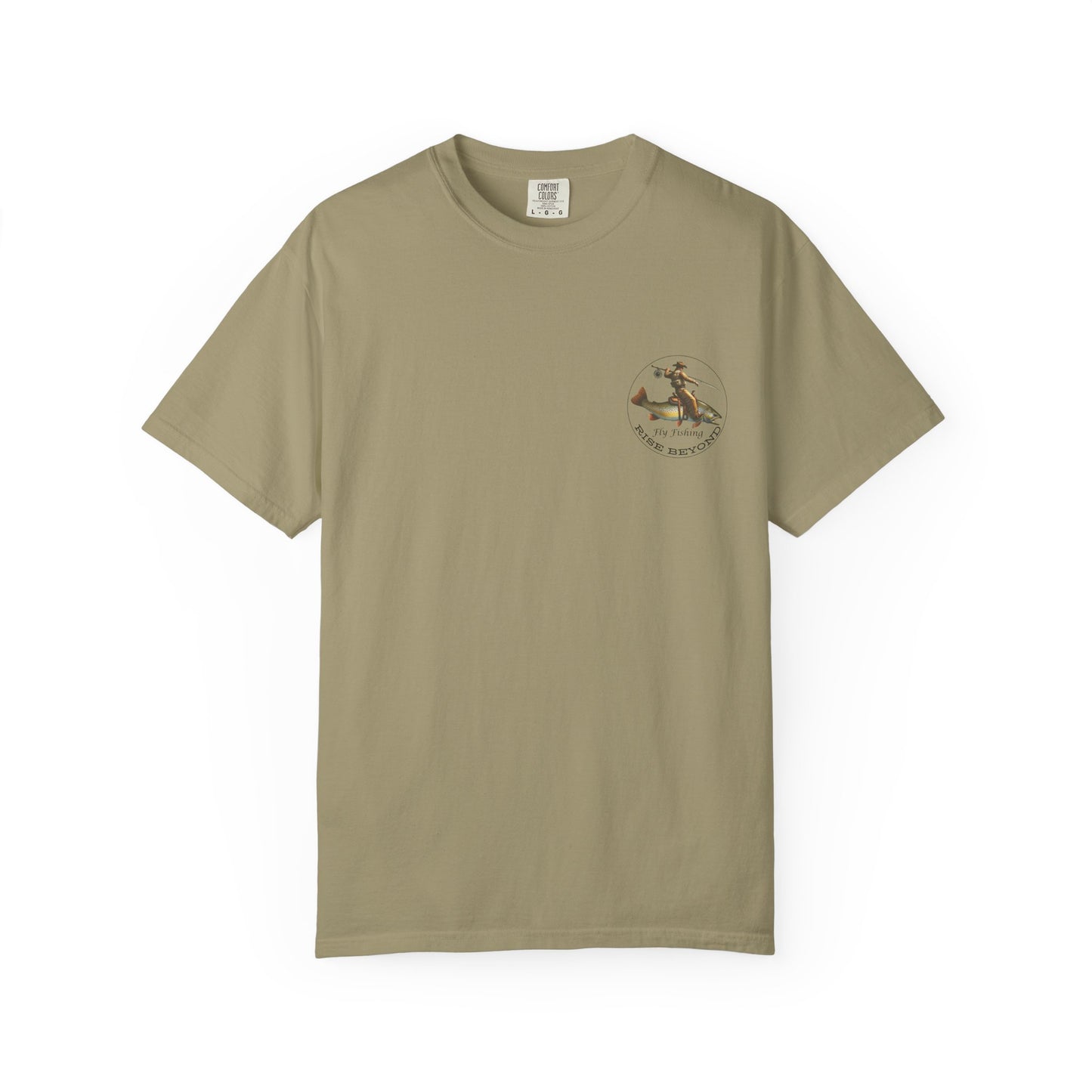 We’re Here for Your Flies – Stagecoach Raid Fly Fishing Tee Wild West Humor T-Shirt