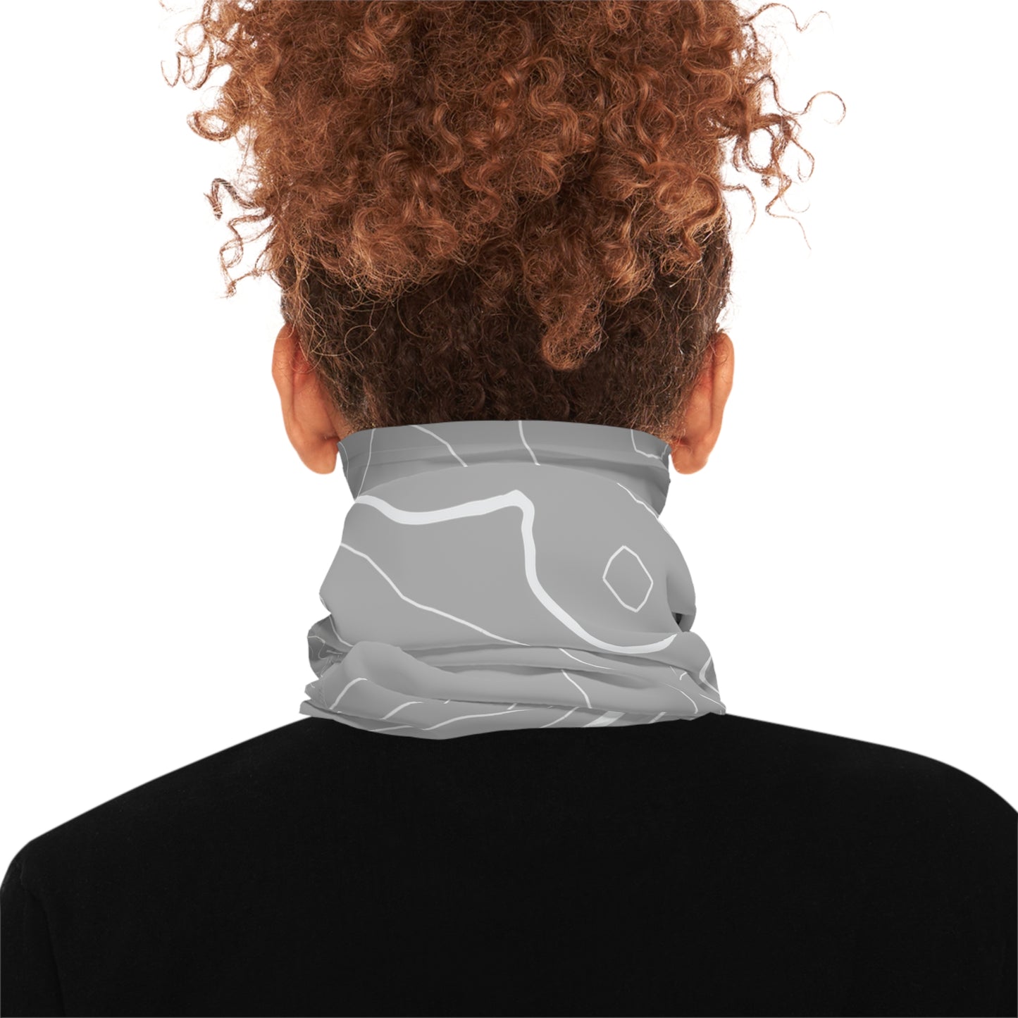 Rise Beyond Rocky Mountain Gray Topo Tube Scarf – Multifunctional Neck Gaiter & Sun Shield