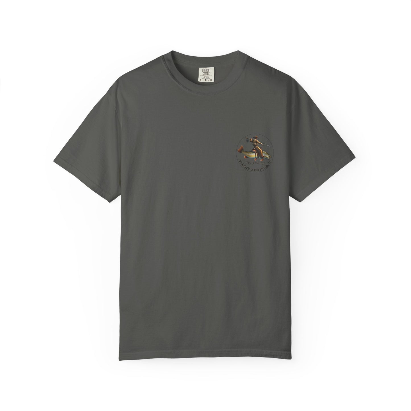 We’re Here for Your Flies – Stagecoach Raid Fly Fishing Tee Wild West Humor T-Shirt