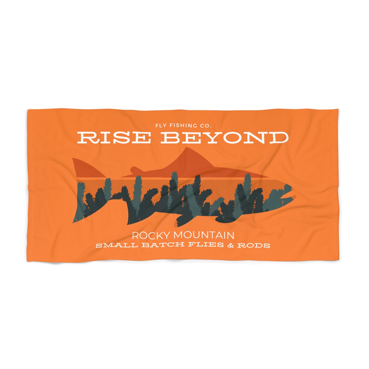 Rise Beyond Rocky Mountain Beach Towel