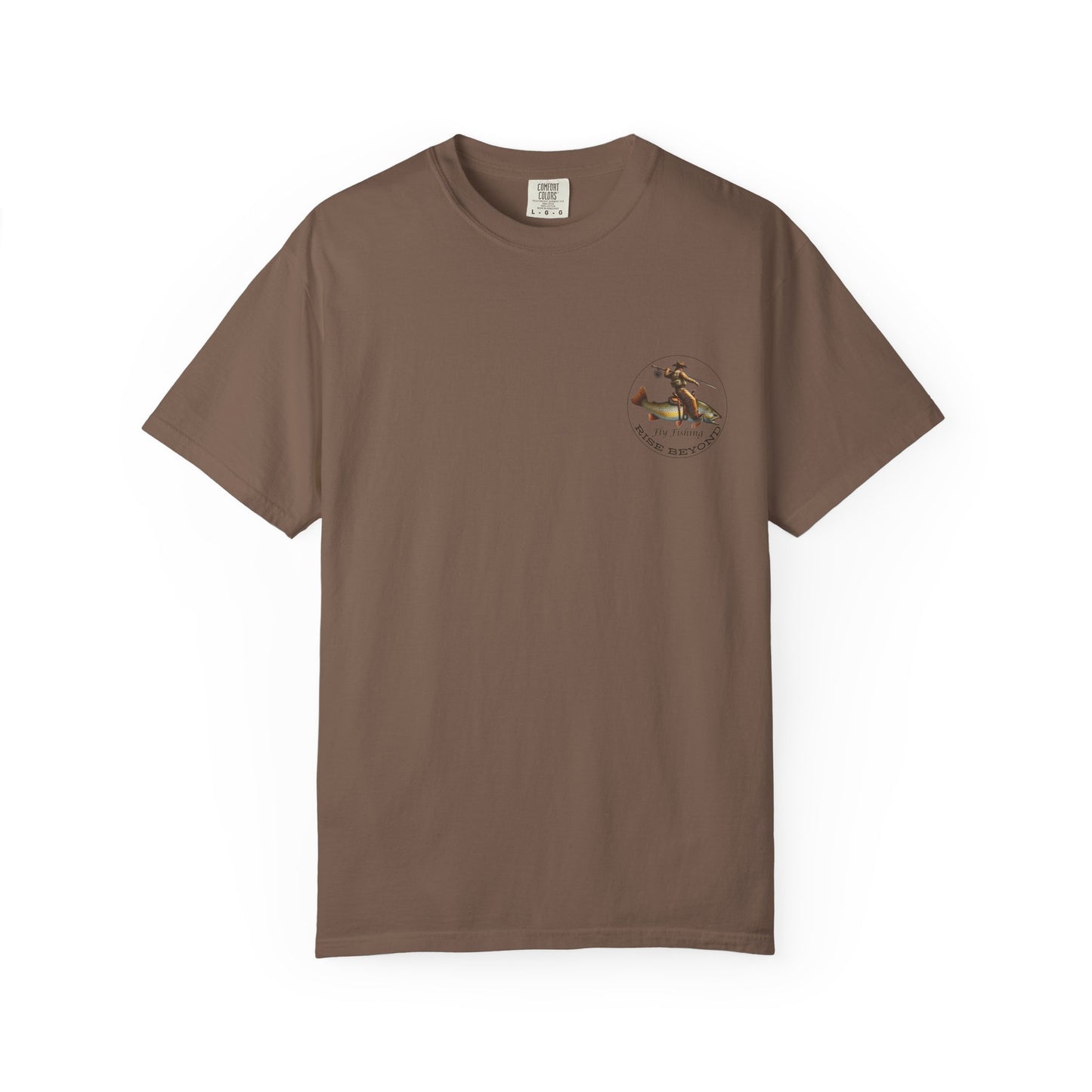 We’re Here for Your Flies – Stagecoach Raid Fly Fishing Tee Wild West Humor T-Shirt