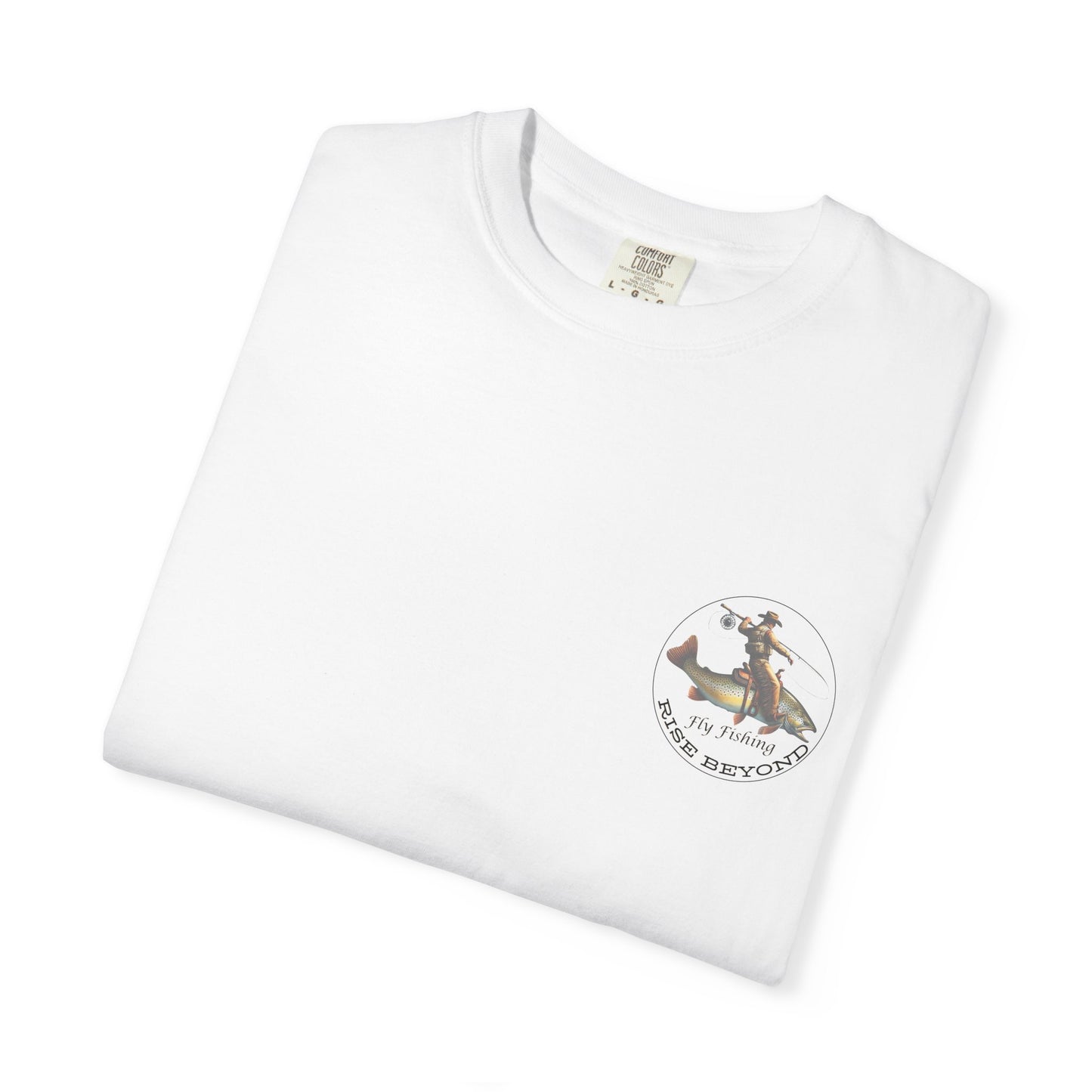 We’re Here for Your Flies – Stagecoach Raid Fly Fishing Tee Wild West Humor T-Shirt