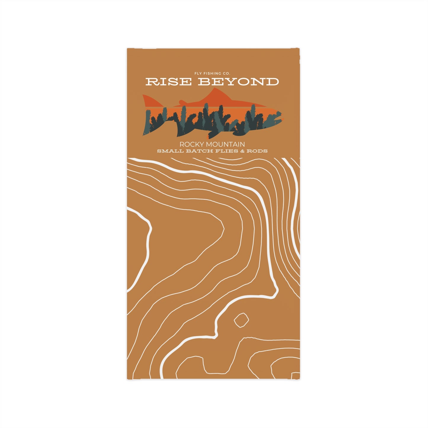 Rise Beyond Rocky Mountain Topo Tube Scarf – Multifunctional Neck Gaiter & Sun Shield