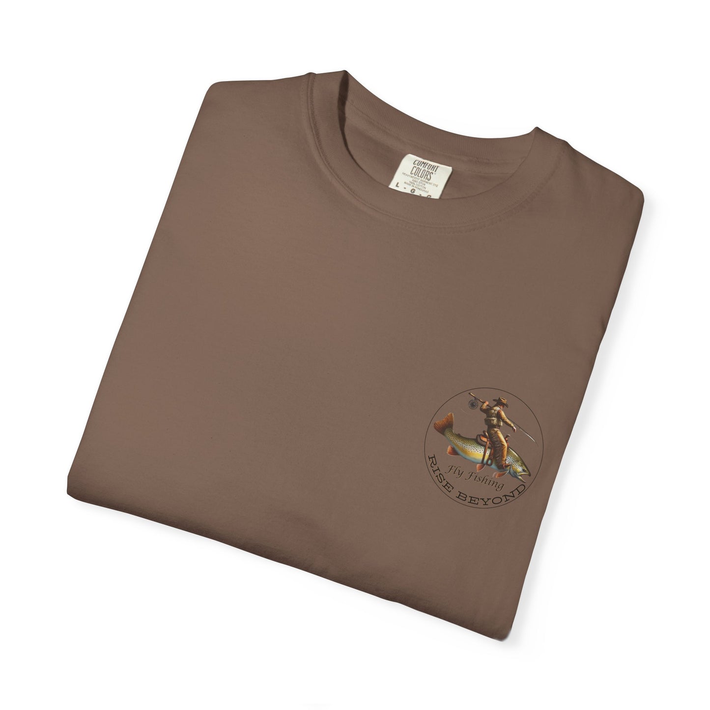 We’re Here for Your Flies – Stagecoach Raid Fly Fishing Tee Wild West Humor T-Shirt