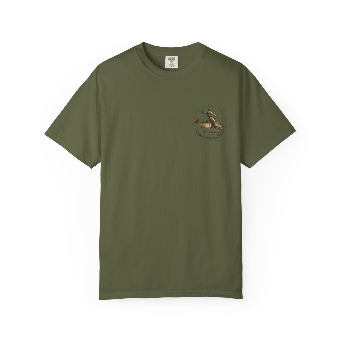 We’re Here for Your Flies – Outlaw Trio Fly Fishing Tee Cowboy Graphic T-Shirt Cowboy Humor