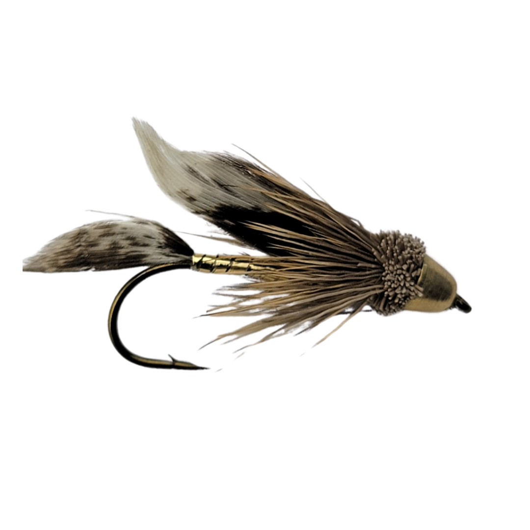 Muddler Minnow Fly Pack – Classic Streamers for Trout – Hand-Tied & Durable – Natural, Olive, Black, Brown