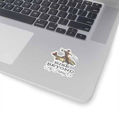 Cowboy Trout Fly Fishing Stickers