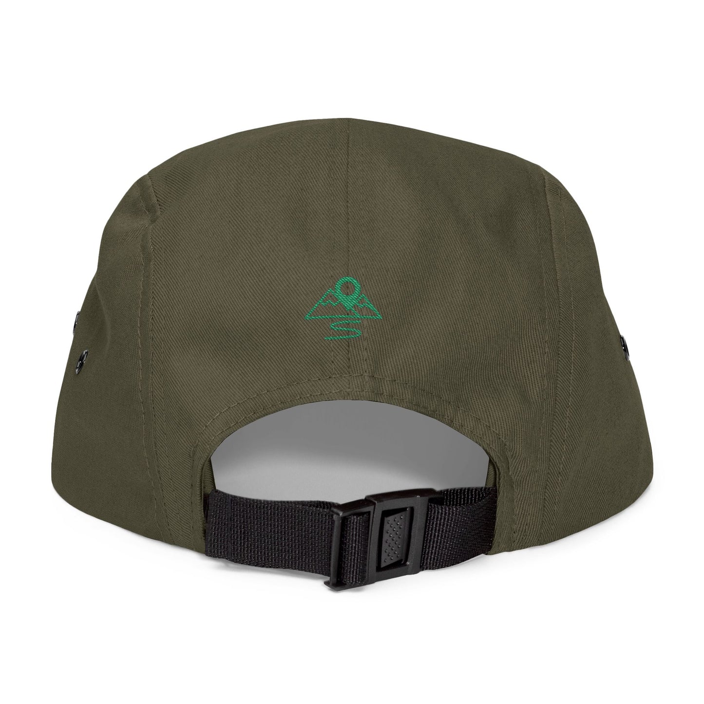 Rise Beyond Fish Embroidered 5-Panel Cap — Outdoor Fishing Hat