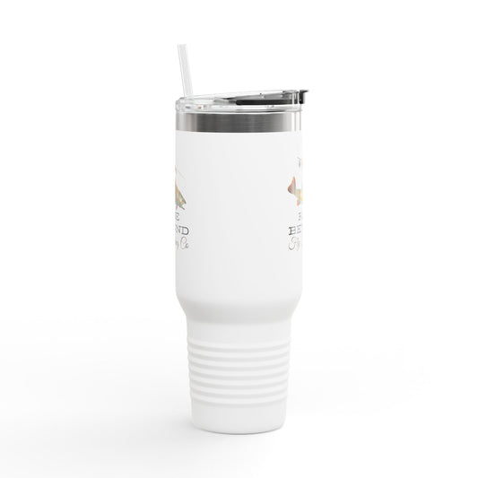 Rise Beyond Cowboy Trout Insulated Tumbler Mug 40oz
