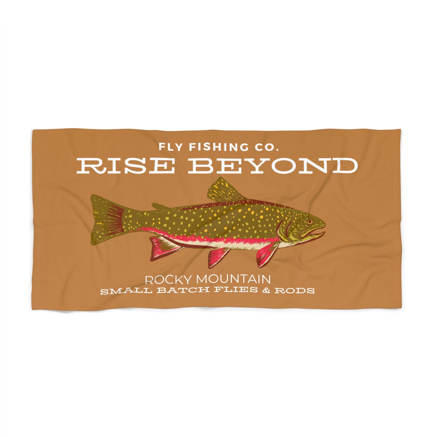 Rise Beyond Brook Trout Beach Towel