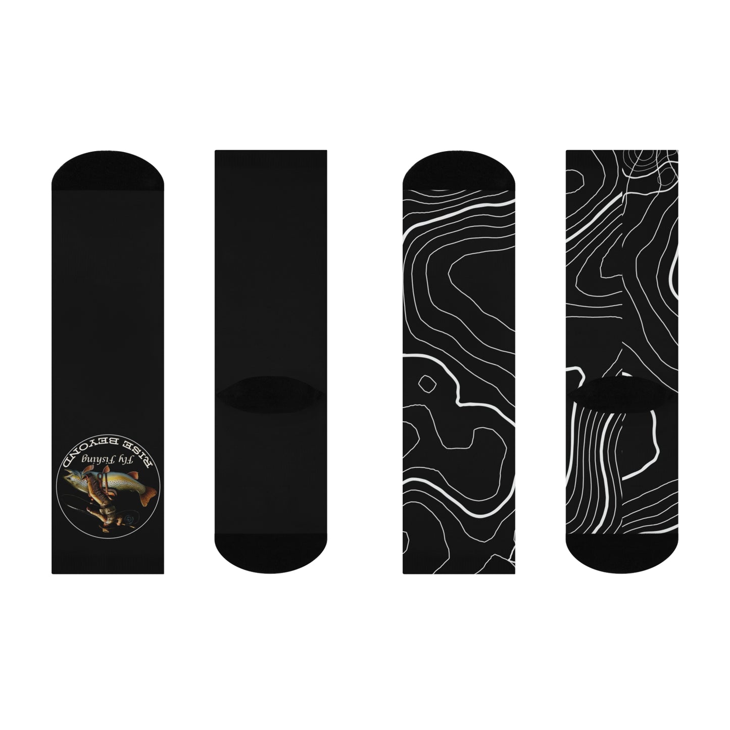Rise Beyond Cowboy Trout Topo Socks