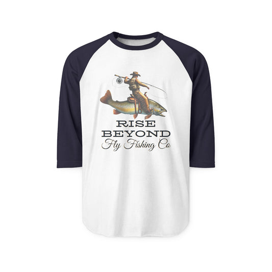 Rise Beyond Cowboy Trout Raglan Tee