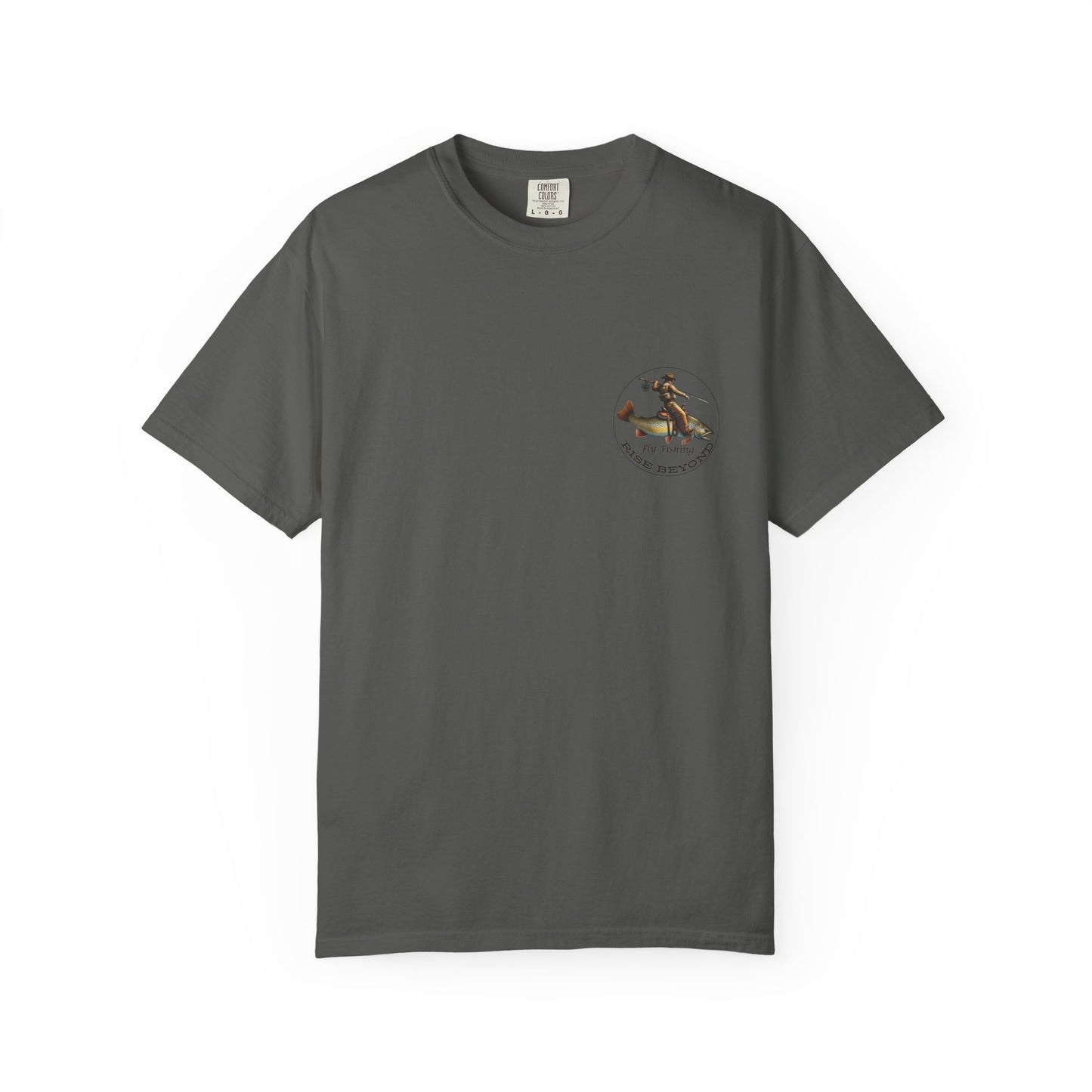 We’re Here for Your Flies – Poncho Trout Fly Fishing Tee Funny Cowboy T-Shirt Outdoorsy Friends