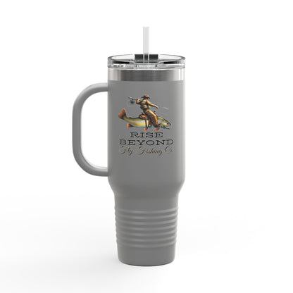Rise Beyond Cowboy Trout Insulated Tumbler Mug 40oz