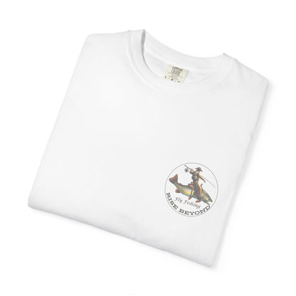 We’re Here for Your Flies – Trout Train Heist Fly Fishing Tee Vintage Cowboy Graphic T-Shirt Outdoor Adventure Tee