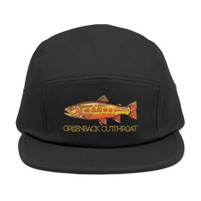 Greenback Cutthroat Hat | Trout of the Divide Colorado Fly Fishing | Embroidered 5-Panel Cap