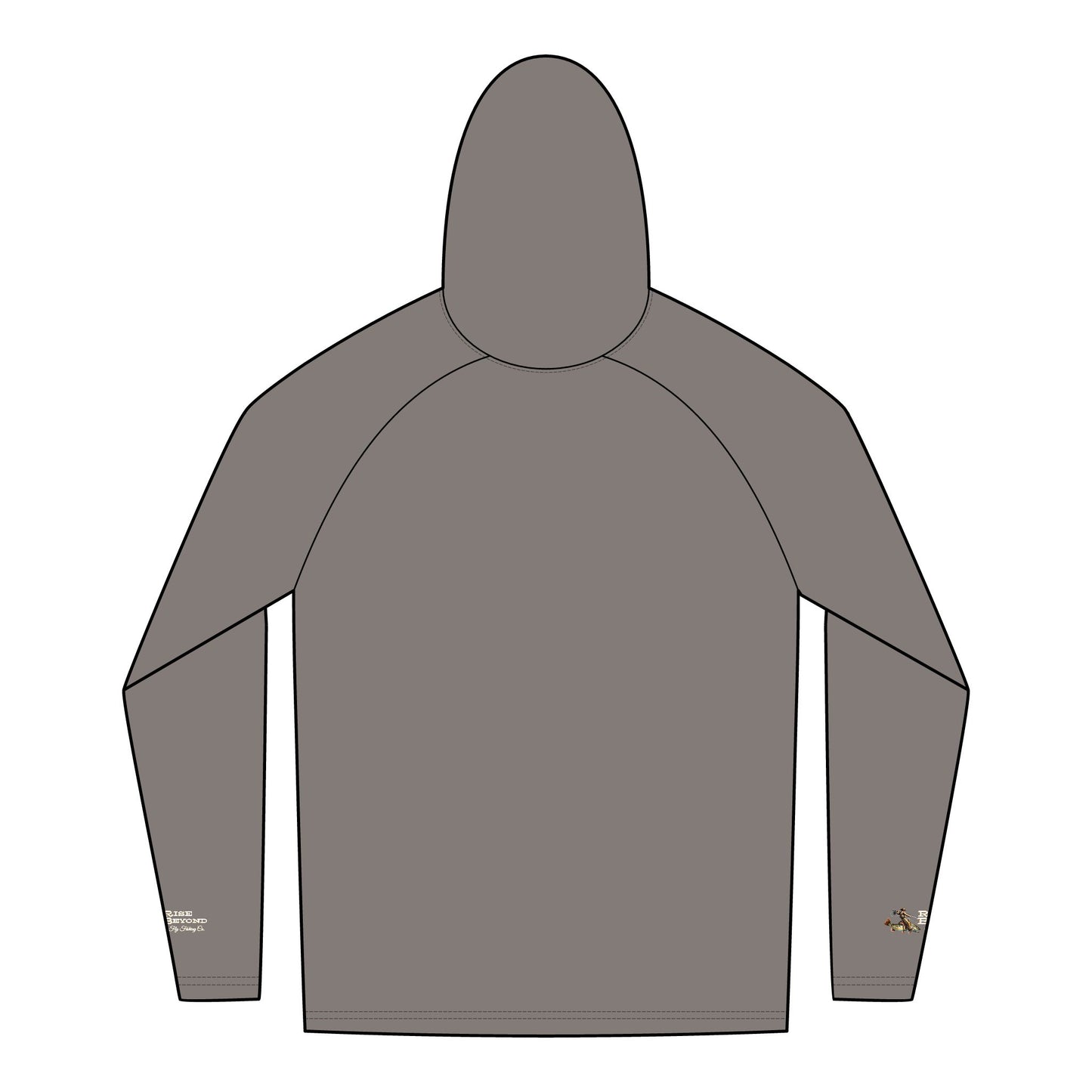 Rise Beyond Rocky Mountain Trout Hoodie Unisex Tri-Blend Sweatshirt