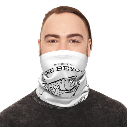 Rise Beyond Trout Head Topo Tube Scarf – Multifunctional Neck Gaiter & Sun Shield for Fishing and Outdoors