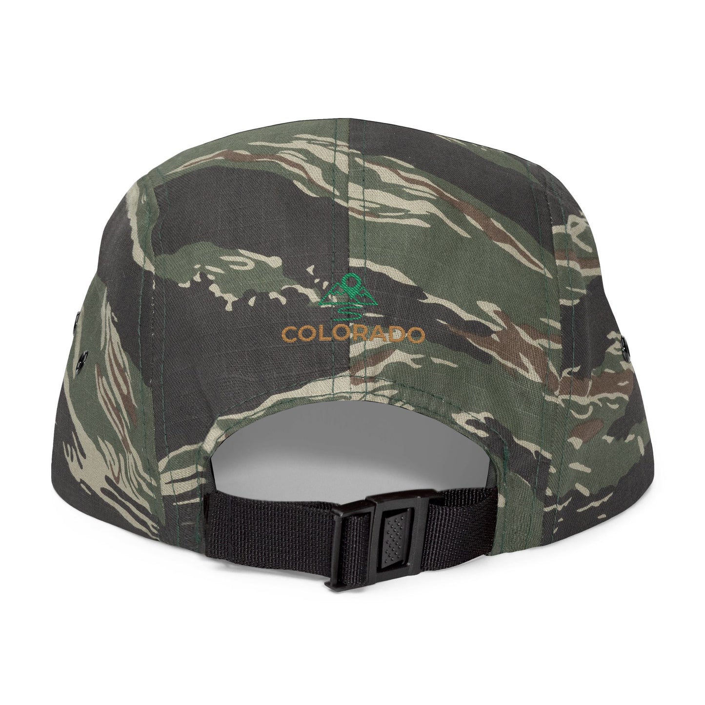 Rise Beyond Embroidered 5-Panel Cap — Mountain Sunset Graphic