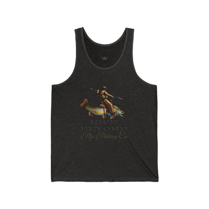 Rise Beyond Cowboy Trout Tank Top