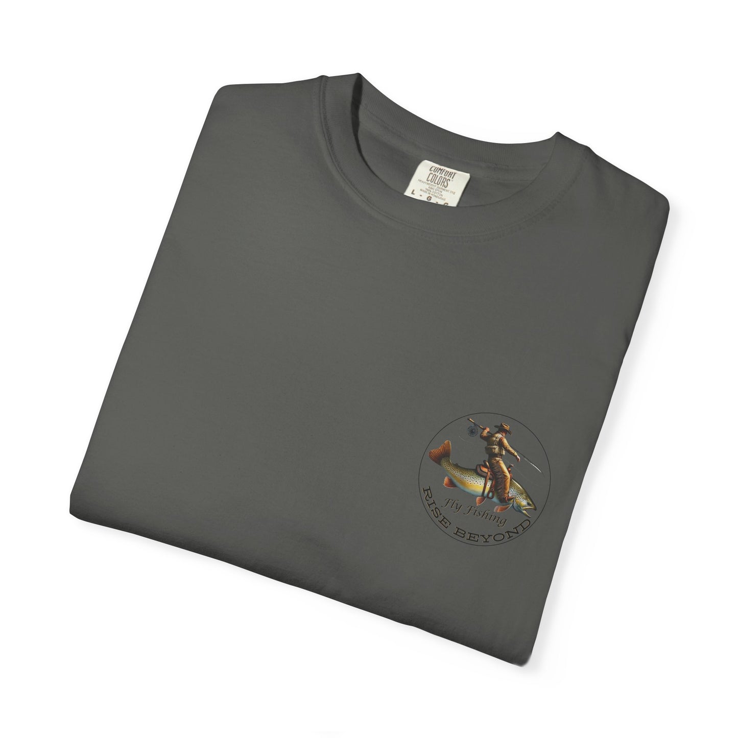 We’re Here for Your Flies – Poncho Trout Fly Fishing Tee Funny Cowboy T-Shirt Outdoorsy Friends
