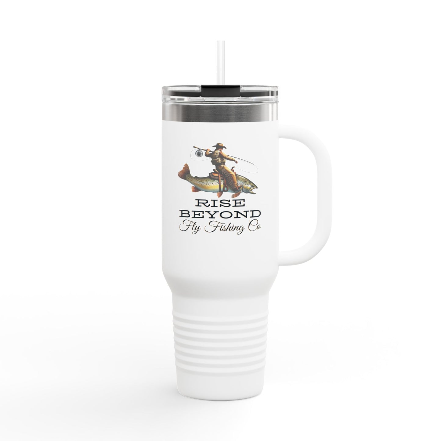 Rise Beyond Cowboy Trout Insulated Tumbler Mug 40oz