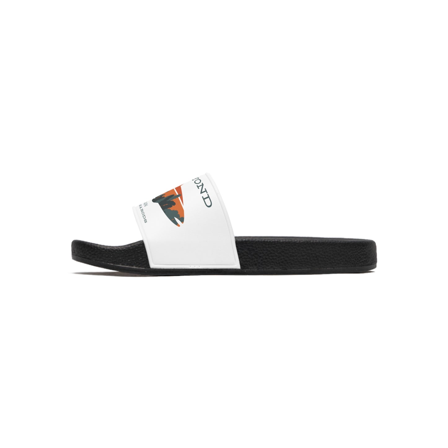 Slide Sandals - 'Rise Beyond' Mountain Graphic Pool Slides for Men