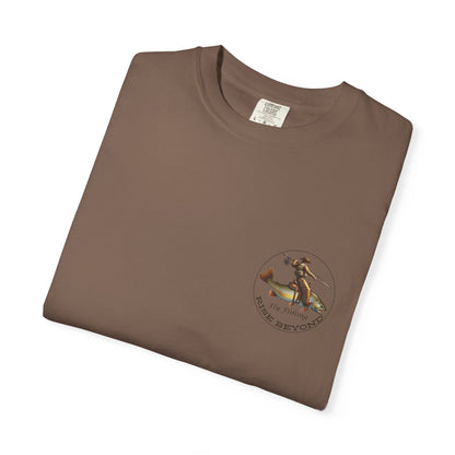 We’re Here for Your Flies – Trout Train Heist Fly Fishing Tee Vintage Cowboy Graphic T-Shirt Outdoor Adventure Tee