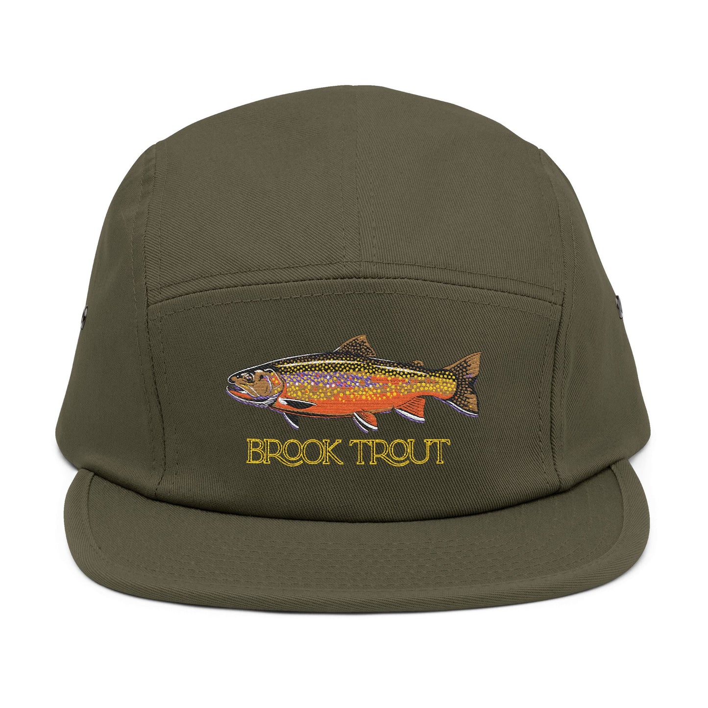 Brown Trout Hat | Trout of the Divide Colorado Fly Fishing | Embroidered 5-Panel Cap