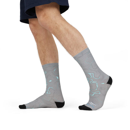Will Blueline for Work | Topo Flow Fly Fishing Socks | River Worn Performance Crew Socks