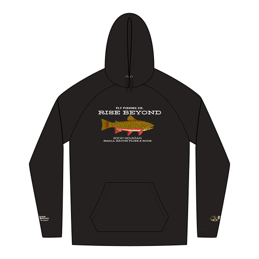 Rise Beyond Rocky Mountain Trout Hoodie Unisex Tri-Blend Sweatshirt