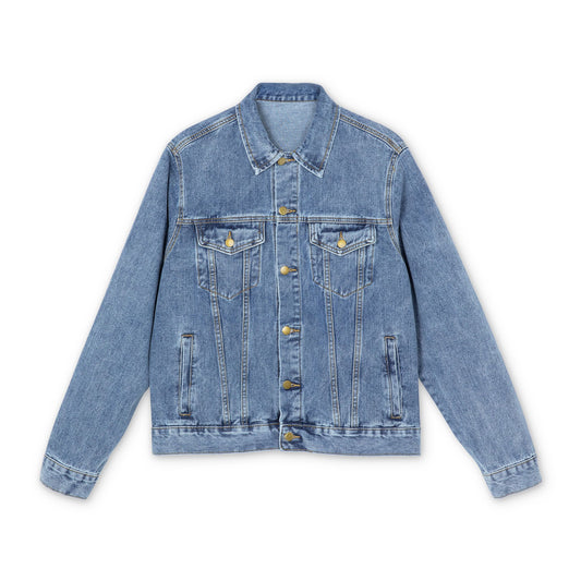 Rise Beyond Cowboy Trout Vintage-Inspired Men's Denim Jacket