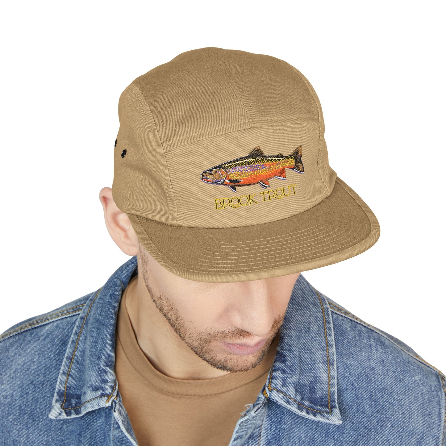 Brown Trout Hat | Trout of the Divide Colorado Fly Fishing | Embroidered 5-Panel Cap
