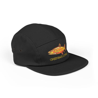 Greenback Cutthroat Hat | Trout of the Divide Colorado Fly Fishing | Embroidered 5-Panel Cap