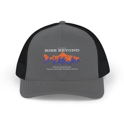Rise Beyond Rocky Mountain Trout Trucker Hat
