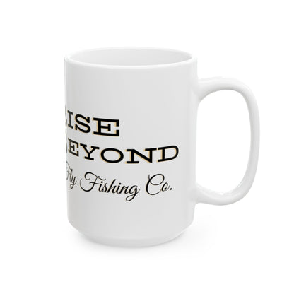 Rise Beyond Cowboy Trout Logo Mug