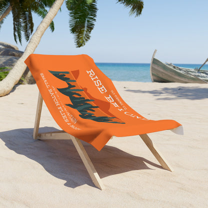Rise Beyond Rocky Mountain Beach Towel
