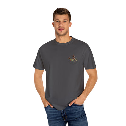 We’re Here for Your Flies – Outlaw Trio Fly Fishing Tee Cowboy Graphic T-Shirt Cowboy Humor