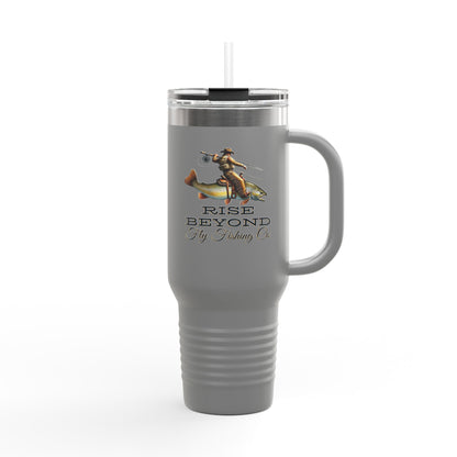 Rise Beyond Cowboy Trout Insulated Tumbler Mug 40oz