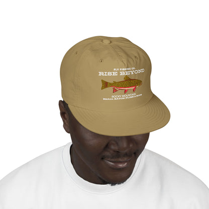 Embroidered Brook Trout Surf Cap – 'Rise Beyond' Fishing Hat